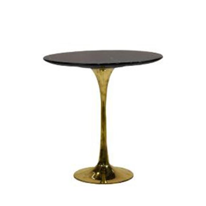 LUCA Brass Base Side Table - BAEI DESIGN ATELIER. Eero Saarinen