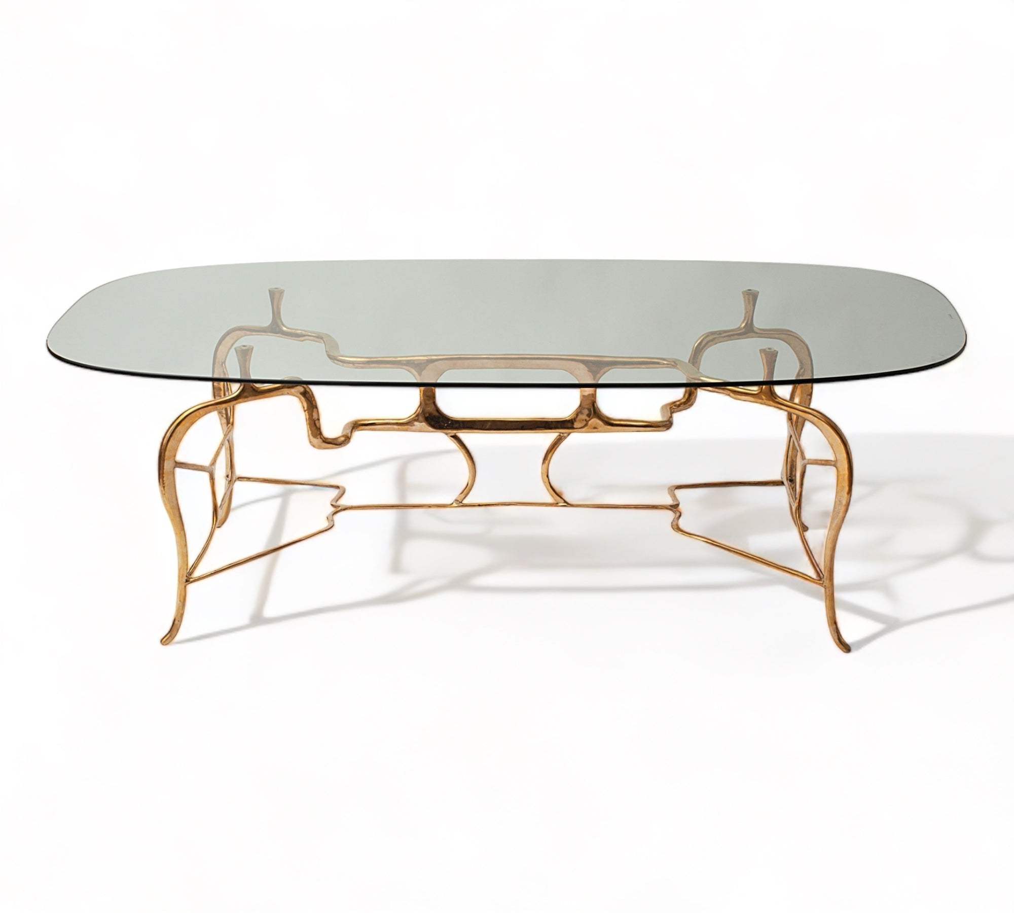 Odense Brass Dining Table - BAEI Design Atelier