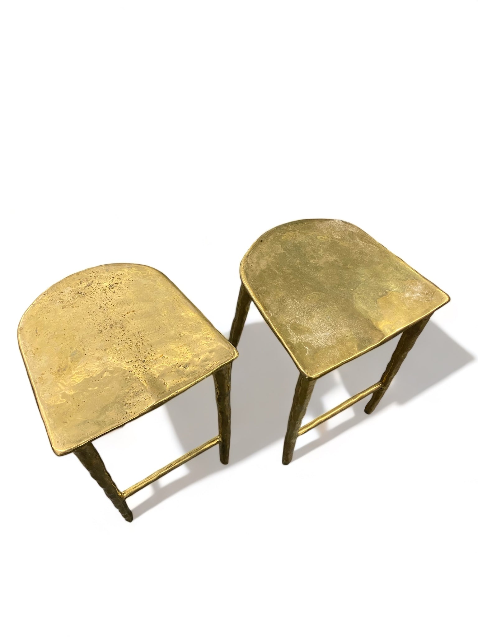 Oscar Brass Bar Stool - Manhattan Label