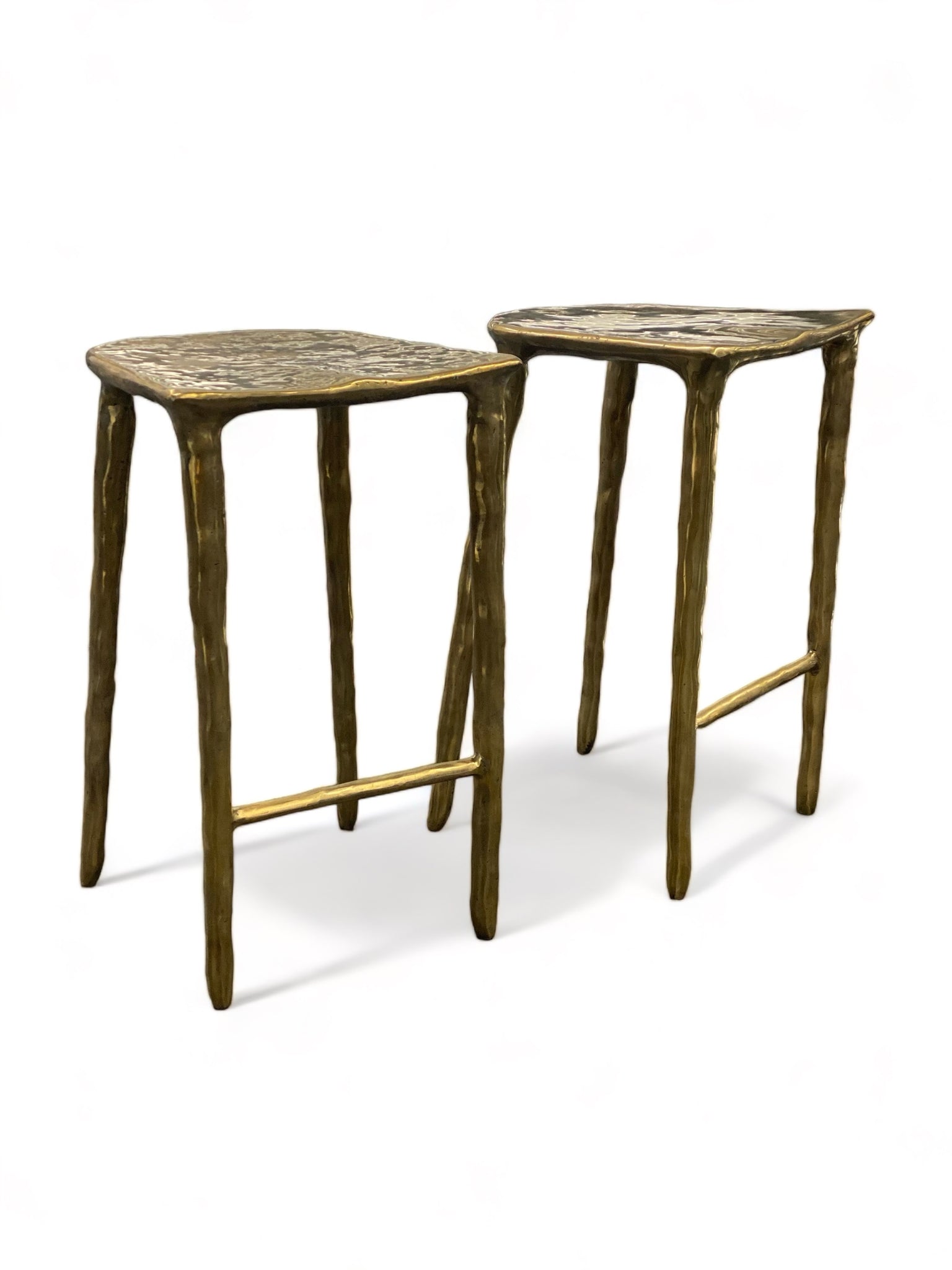 Oscar Brass Bar Stool - Manhattan Label