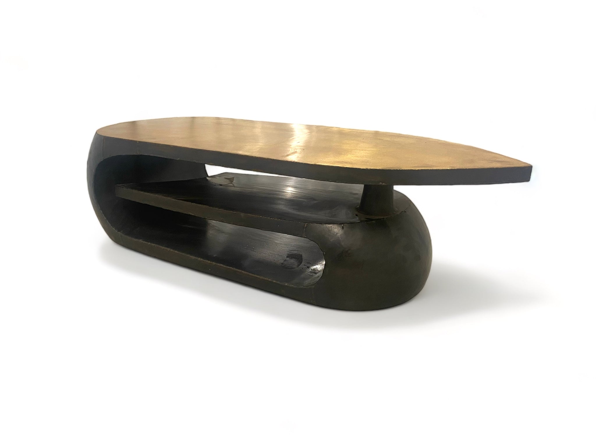 Tess Coffee Table - BAEI DEsign Atelier. Hand forged brass