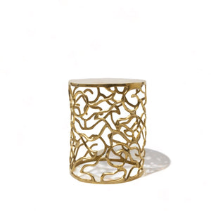 Celtic Brass Accent Table - BAEI Design Atelier