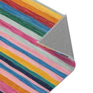 Colorful Striped Lines Living Room Area Rugs - BAEI Design Atelier