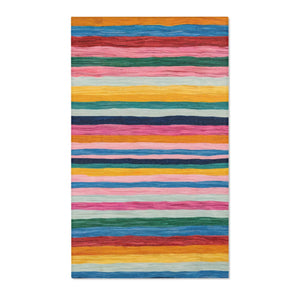 Colorful Striped Lines Living Room Area Rugs - BAEI Design Atelier