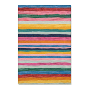 Colorful Striped Lines Living Room Area Rugs - BAEI Design Atelier