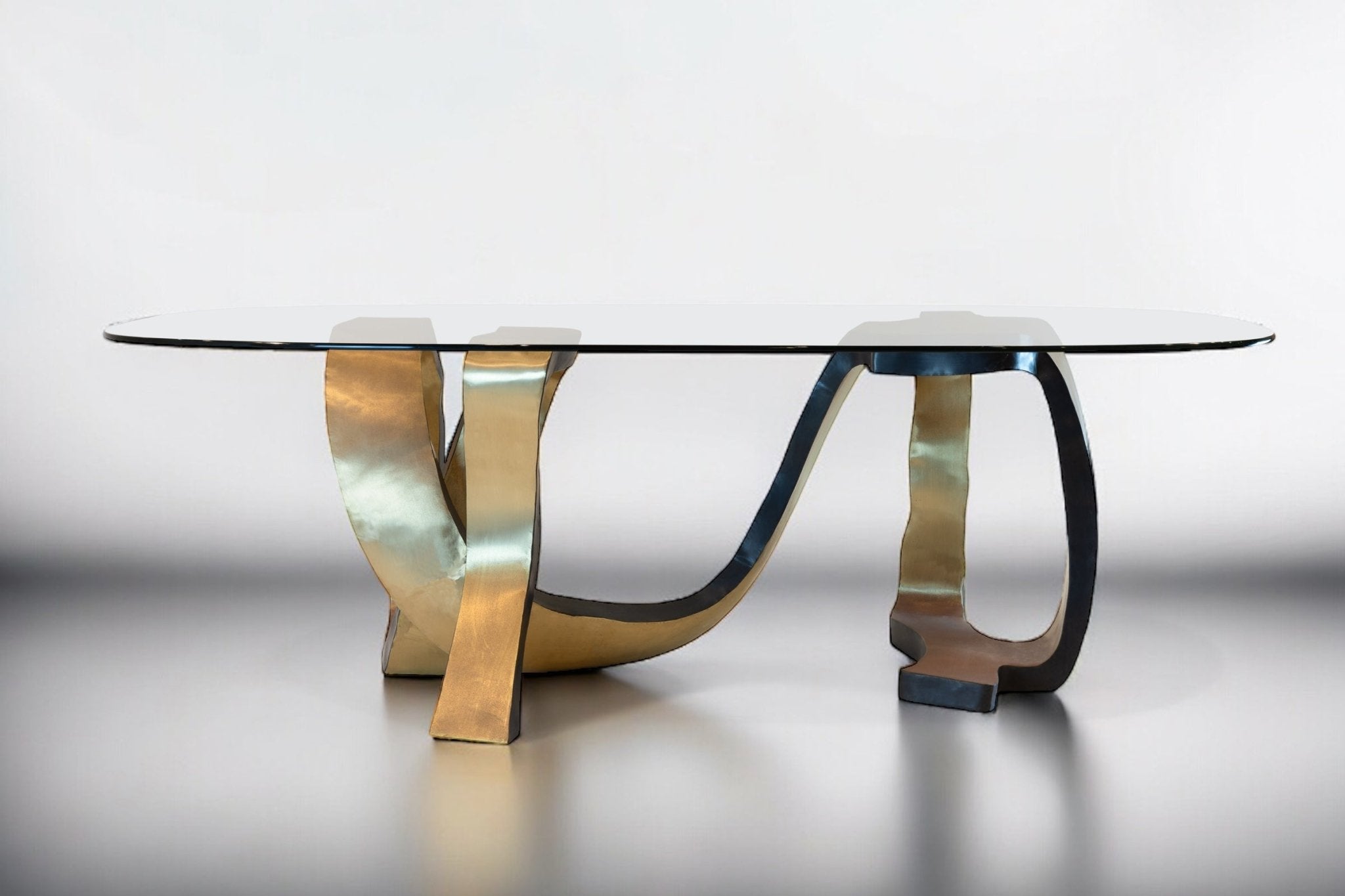 Dansk Hand Forged Brass Table - BAEI Design Atelier