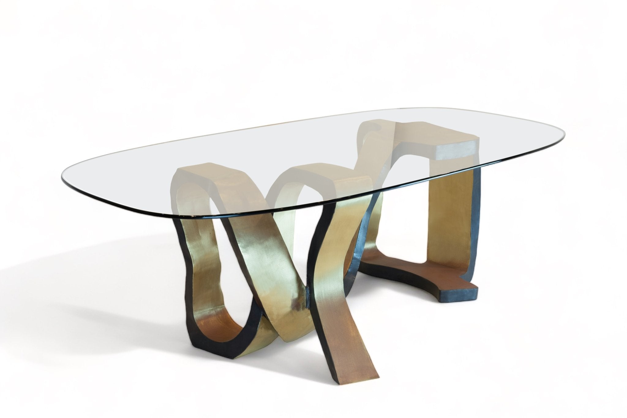 Dansk Hand Forged Brass Table - BAEI Design Atelier