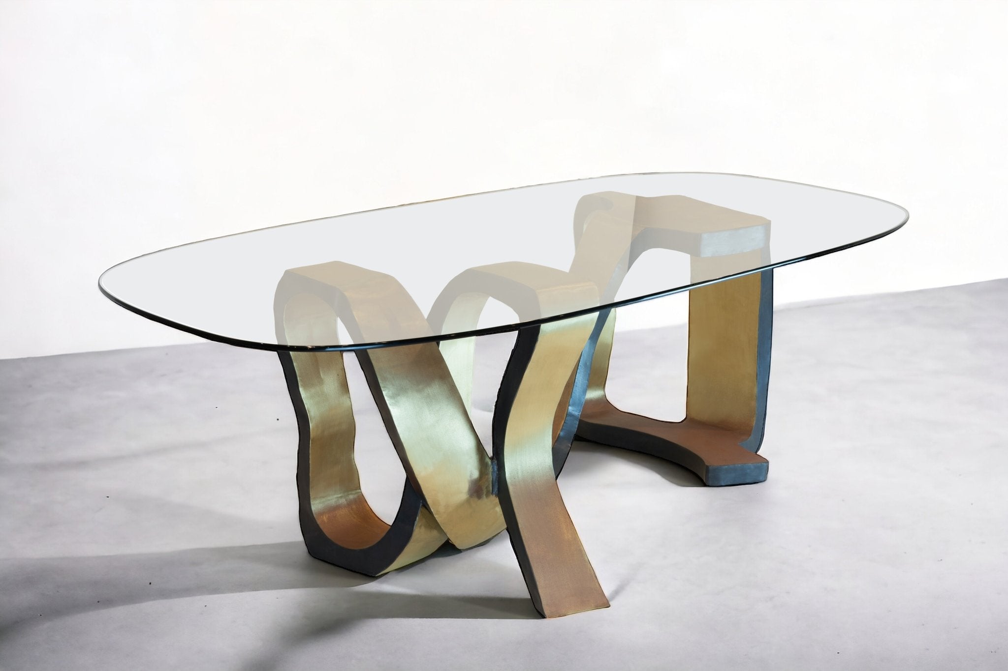 Dansk Hand Forged Brass Table - BAEI Design Atelier