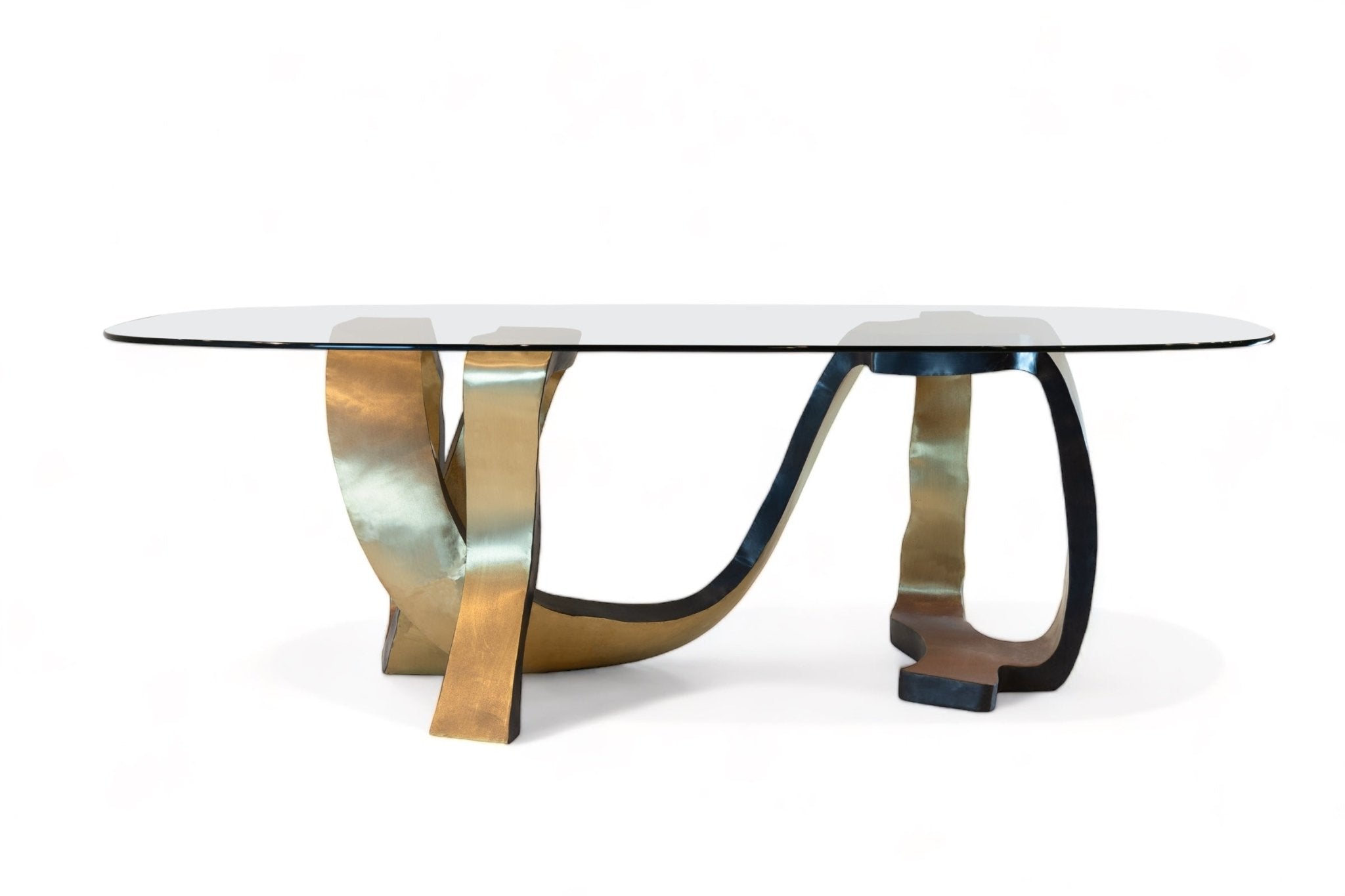 Dansk Hand Forged Brass Table - BAEI Design Atelier