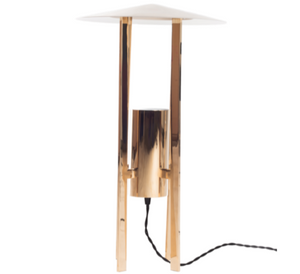 gold finish desk lamp