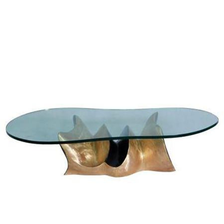 Hand Forged Brass Coffee Table - BAEI DESIGN ATELIER