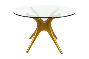 Oko Brass Round Table - Manhattan Label